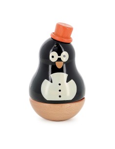 Boîte à musique en bois Boizoos - René le pingouin -...