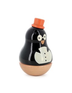 Boîte à musique en bois Boizoos - René le pingouin -... 2