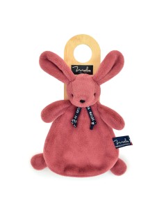 Doudou plat Lapin Dorlotin rose - MAÏLOU 0+ 2