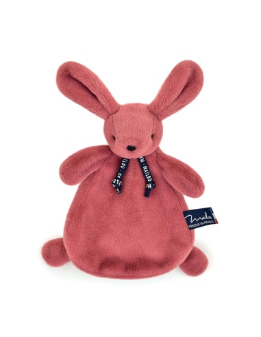 Doudou plat Lapin Dorlotin rose - MAÏLOU 0+