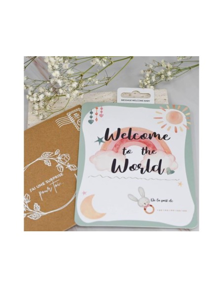Carte à offrir « Welcome to the world » - IRREVERSIBLE