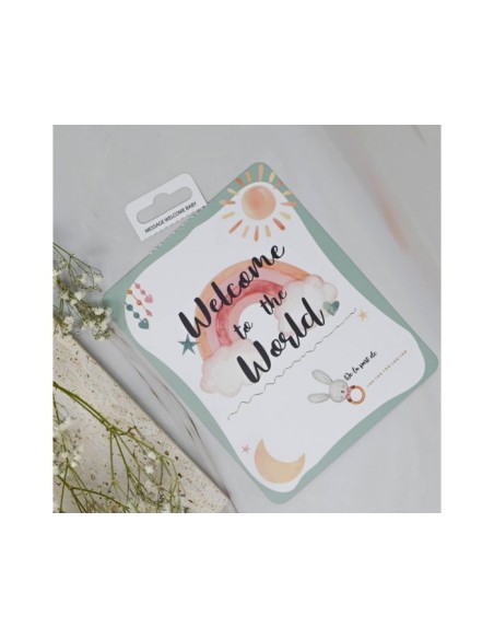 Carte à offrir « Welcome to the world » - IRREVERSIBLE