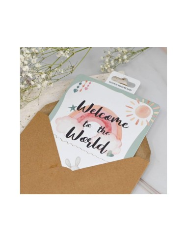 Carte à offrir « Welcome to the world » -...