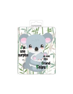 Carte à gratter annonce - Je vais être grand frère -...