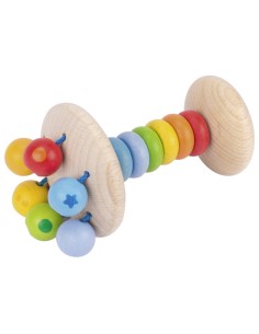 Hochet flexible arc-en-ciel - GOKI 0+