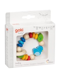 Hochet Oiseau en bois - GOKI 0+ 2