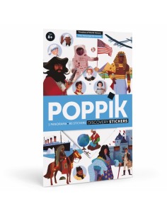 Poster pédagogique + 66 stickers FRISE HISTOIRE DU MONDE...