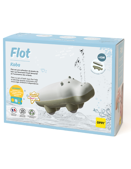 Kaba l'Hippo - Jouet de bain Flot - OPPI 10M+
