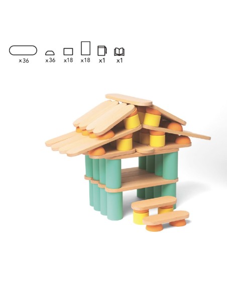 Stix 60 pcs  - Jeu de construction - OPPI 2+