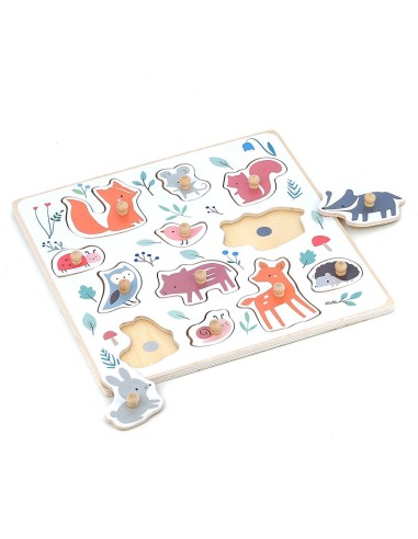 Encastrement en bois - Les animaux de la forêt...