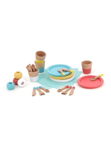 Dinette repas en bois - VILAC 3+