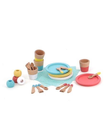 Dinette repas en bois - VILAC 3+