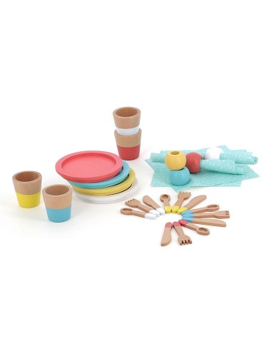 Dinette repas en bois - VILAC 3+