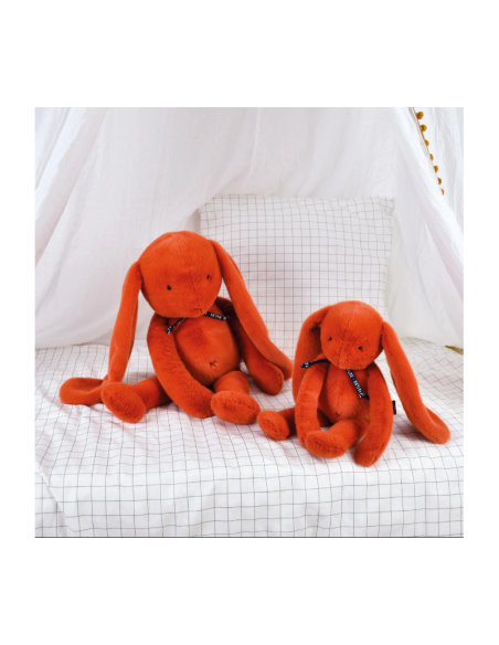 Peluche Le Lapin Méloé 56 cm - potiron - MAÏLOU 0+