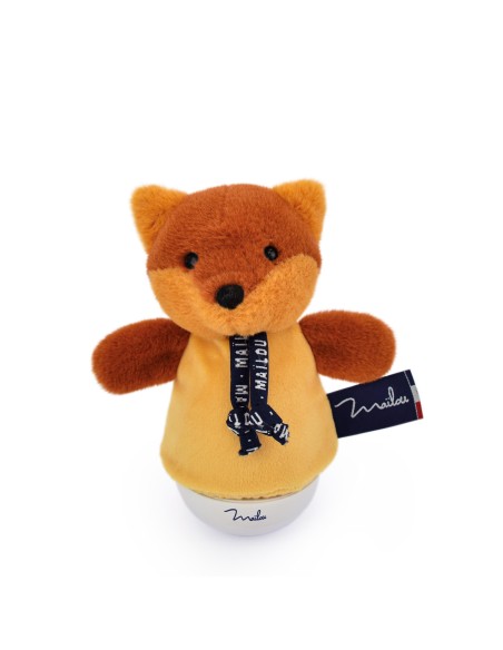 Veilleuse musicale culbuto – Renard fauve 16 cm - MAÏLOU 0+