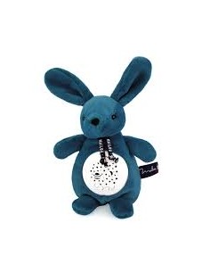 Veilleuse musicale projection d'étoiles - Lapin vert...
