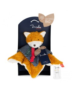 Doudou Plat Renard en coton BIO - MAÏLOU 0+ 2