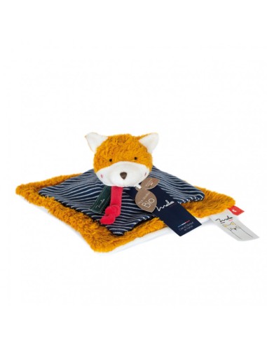 Doudou Plat Renard en coton BIO - MAÏLOU 0+