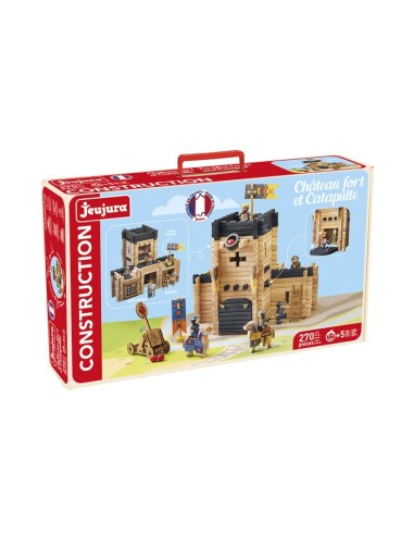 Château fort et catapulte -270 pcs - JEUJURA 5+