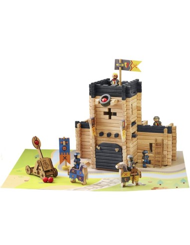 Château fort et catapulte -270 pcs - JEUJURA 5+