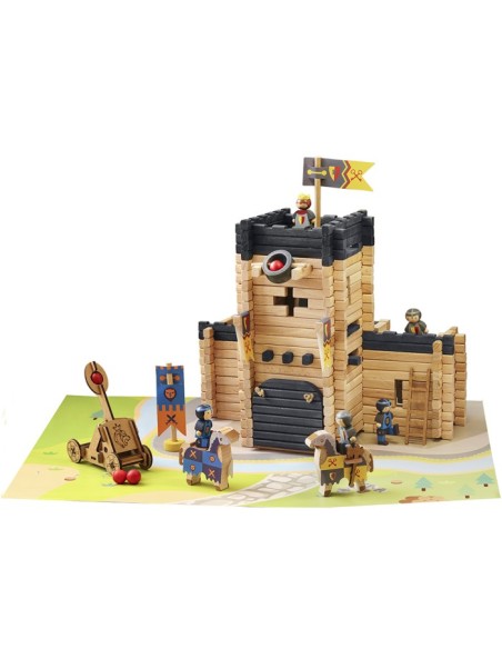 Château fort et catapulte -270 pcs - JEUJURA 5+