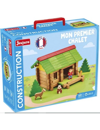 MON PREMIER CHALET EN BOIS - 60 pcs - JEUJURA 3+