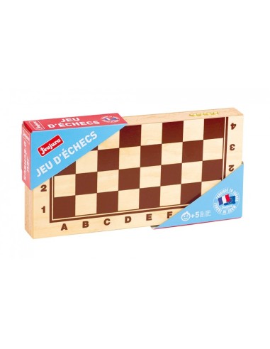 Jeu d'échecs - coffret pliant en bois - JEUJURA 5+