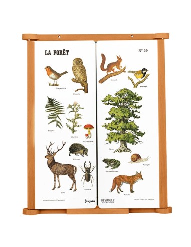 Tableau triptyque la forêt - JEUJURA 3+