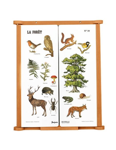 Tableau triptyque la forêt - JEUJURA 3+