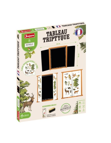 Tableau triptyque la forêt - JEUJURA 3+