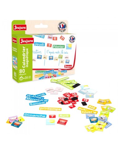 Magnets calendrier - coffret de 80 caractères -...