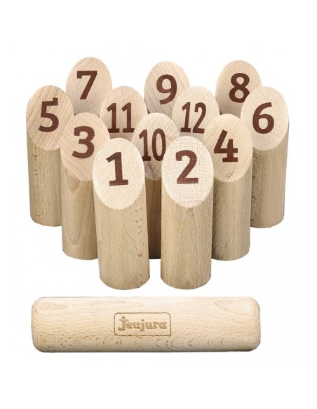 Jeu de quilles à lancer Molky - juraquilles - JEUJURA 3+