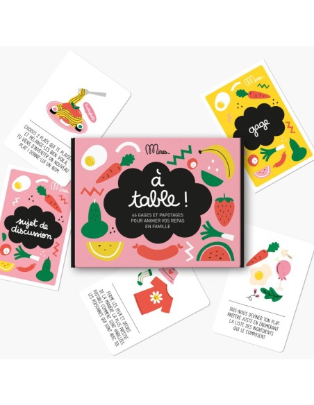 A table ! - Kit de discussions en famille - MINUS éditions 4+