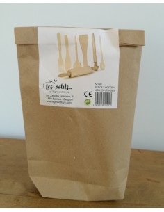 Set de 7 accessoires de cuisine en bois - EGMONT TOYS 3+ 2