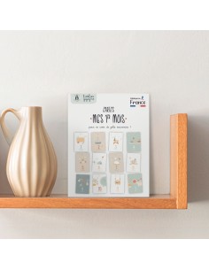 Cartes mes premiers mois - Doux souvenirs - L'ATELIER...