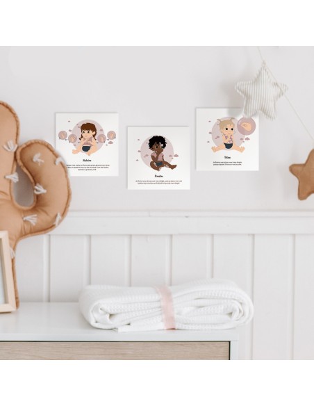 Cartes bébé signe - Mon rituel du soir - L'ATELIER GIGOGNE 6M+