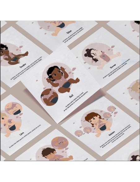 Cartes bébé signe - Mon rituel du soir - L'ATELIER GIGOGNE 6M+