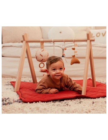 Arche d'éveil en bois avec coussin musical Elvis - MELLIPOU 0+