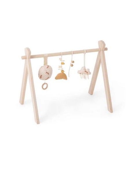 Arche d'éveil en bois avec coussin musical Elvis - MELLIPOU 0+