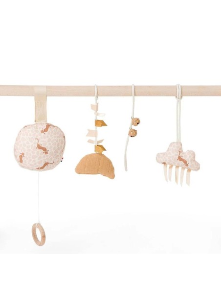 Arche d'éveil en bois avec coussin musical Elvis - MELLIPOU 0+