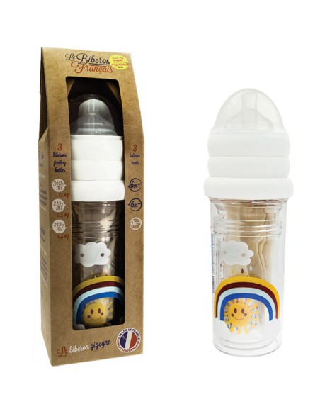 Set de 3 biberons - Rainbow - LE BIBERON FRANÇAIS 0+