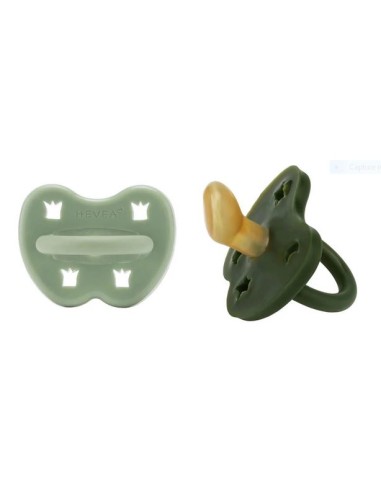 lot de 2 Tétines Orthodontique en caoutchouc naturel - HEVEA 3M+