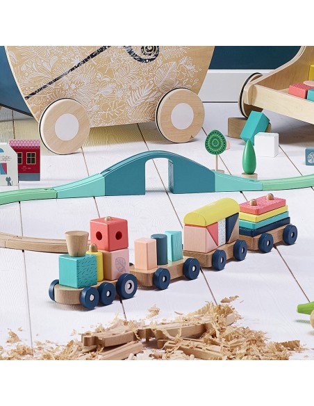 Train en bois, Sous la canopée - VILAC 18M+