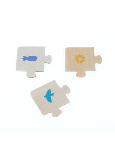 3 puzzles Terre - Mer - Ciel - Michelle...