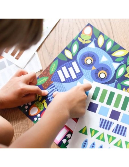 Poster créatif + 520 stickers BÉBÉS ANIMAUX - POPPIK 3+