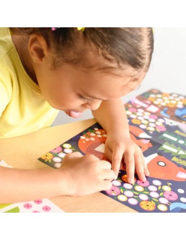 Poster créatif + 520 stickers BÉBÉS ANIMAUX -...