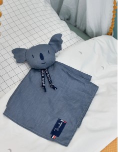 Doudou Koala bleu en Lin – Perlipopette - MAÏLOU 0+ 2