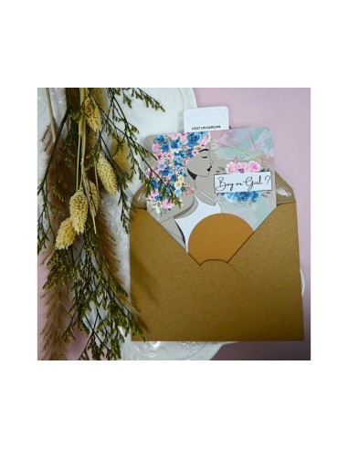 Carte à gratter annonce - c'est un garçon -...