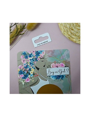 Carte à gratter annonce - c'est un garçon -...
