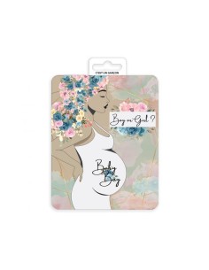 Carte à gratter annonce - c'est un garçon - IRREVERSIBLE